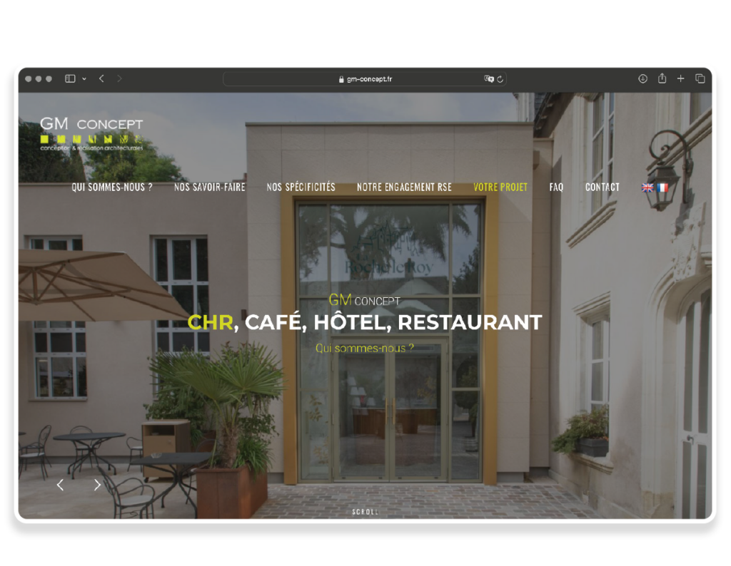 VISUEL DU SITE GM-CONCEPT.FR