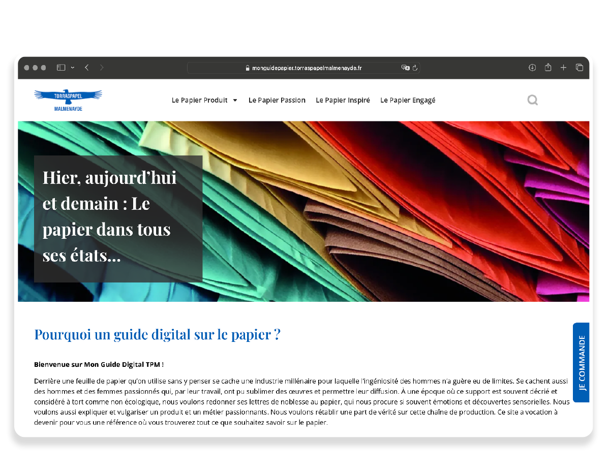 Visuel du site monguidepapie.torraspapelmalmenayde.fr